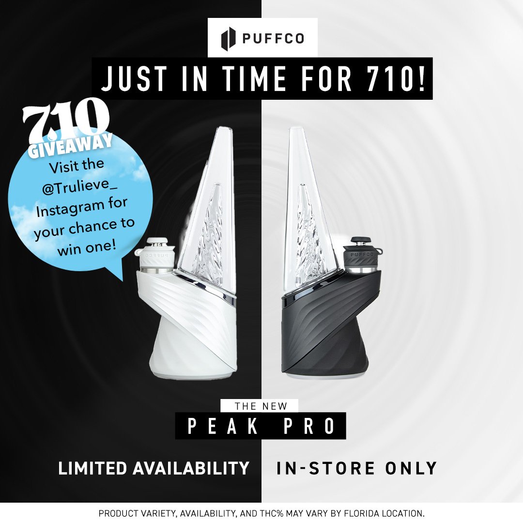🎉With only 2 days left until 7.10 @Puffco is here to bring you a chance to win &amp; introduce the NEW Peak Pro! 

For a chance to win Hot Knife follow all 3 rules below:
1️⃣Follow <a href="/Trulieve/">Trulieve</a> &amp; @Puffco
2️⃣Retweet this tweet
3️⃣Like this Tweet

📲Full Rules: trulieve.com/discover/blog/…