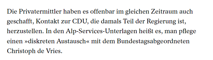 Krasse Recherche v @derspiegel darüber, wie VAE mittels Privatdetektei #ALP unliebsame Personen u Orgas in Europa als Islamisten und Terroristen brandmarken.
Und darüber, wie ein Berater von Ös Dokustelle #PolitischerIslam und dt.  Bundestagsabgeordneter mutmaßlich dabei helfen.