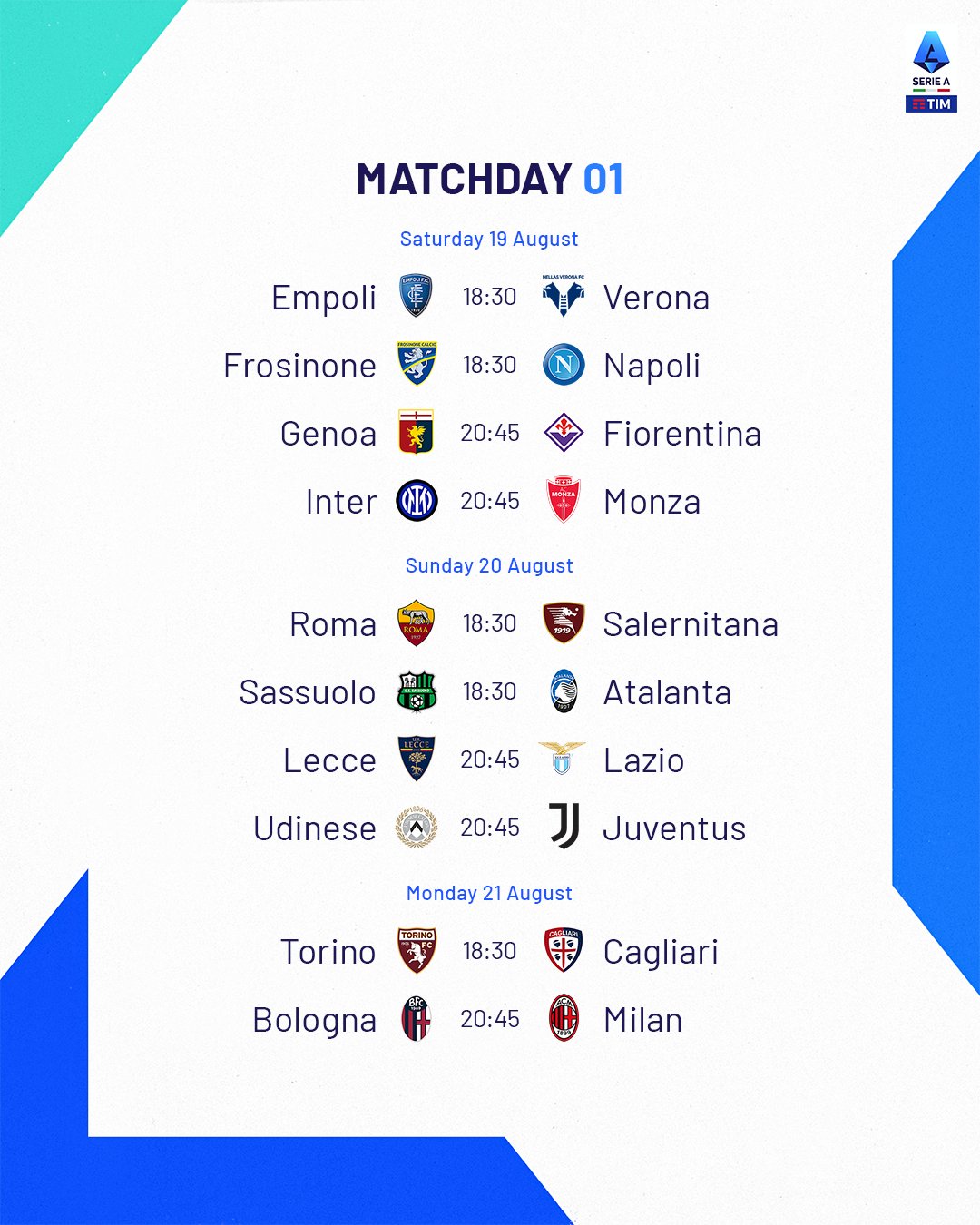 Soy Calcio on X: 🇮🇹 OJO I Hoy empiezan los Play Offs de ascenso desde Serie  B a Serie A: solamente uno puede acompañar a Frosinone y Genoa. 📍 20:30h  -> SudTirol