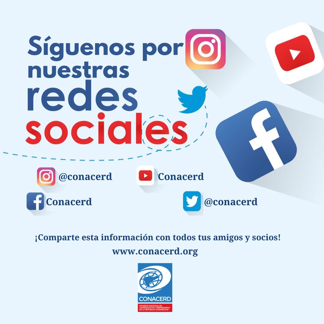 CONACERD's tweet photo. Forma parte de nuestra comunidad virtual
Únete en los siguientes enlaces:
Facebook→ https://t.co/QkXKWO9H1d
Instagram→ https://t.co/WY1Cc0ZCn7
Twitter→ https://t.co/vfbShLdLwB
YouTube→ https://t.co/NSsU6DTKBs
#Conacerd #Emprende #Folice #Mipymes #MICM https://t.co/PcRuyGEfqh