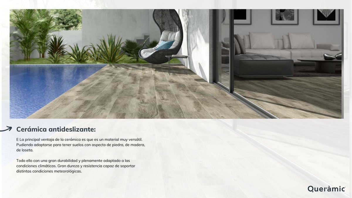 queramic's tweet image. ¿Tu terraza necesita una mejora? 🌿☀️

¡No te preocupes! Estamos aquí para ayudarte.

¿Cuál de estos materiales crees que sería perfecto para mejorar tu terraza? ¡Déjanos tus comentarios! 💬👇

#Exteriores #Terrazas #Verano