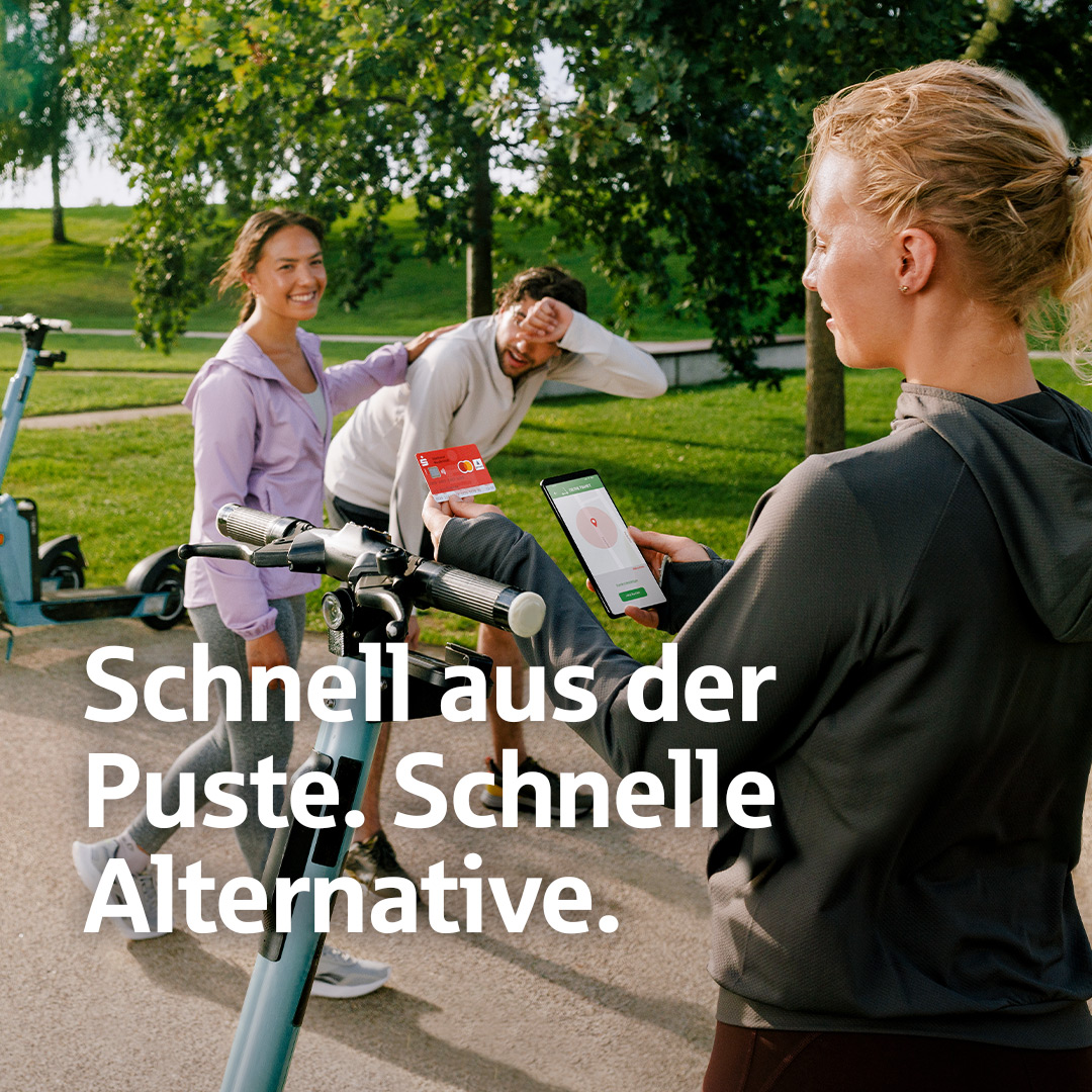 SparkasseDA's tweet photo. Mit der neuen Sparkassen-Card (Debitkarte) ist jetzt alles möglich. Ob E-Roller leihen, Lieferdienst bestellen oder Filme und Musik streamen – hinterlegen Sie einfach Ihre neue Sparkassen-Card im Abo und bezahlen Sie transparent. Siehe Link: https://t.co/wyeTnzz7CH https://t.co/rT0efHWV1T