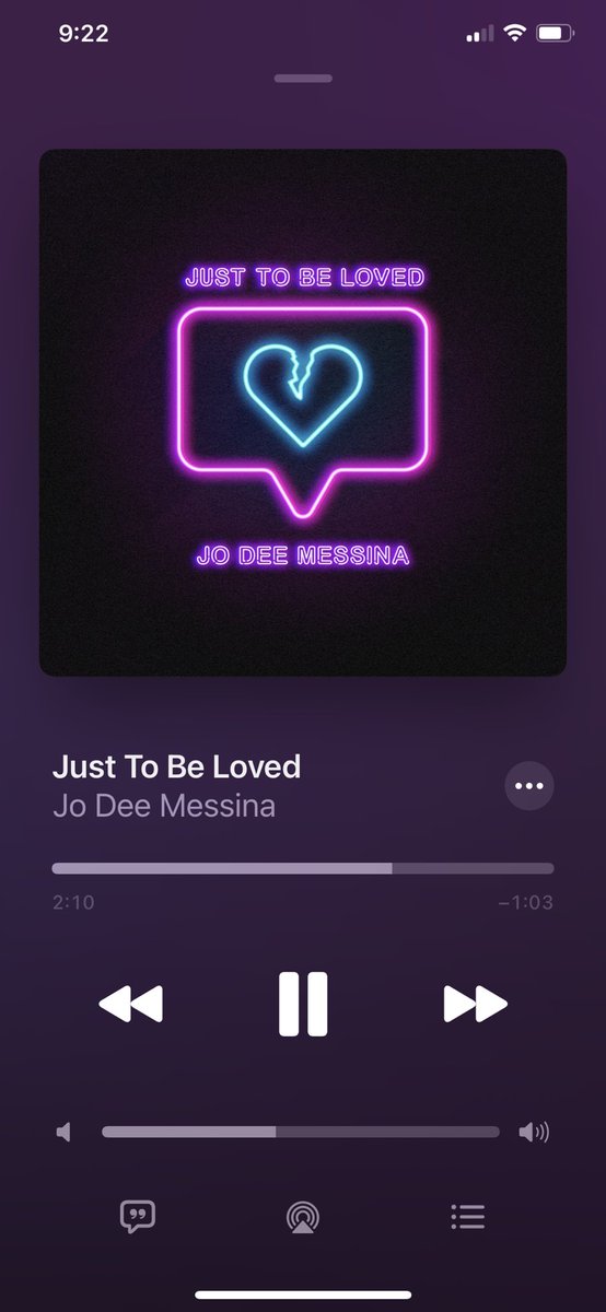 LisaFromWI's tweet image. #JustToBeLoved day is finally here!! New @jodeemessina music is good for the soul. I’m listening to this on repeat while I work 🎶💜🎶💜
