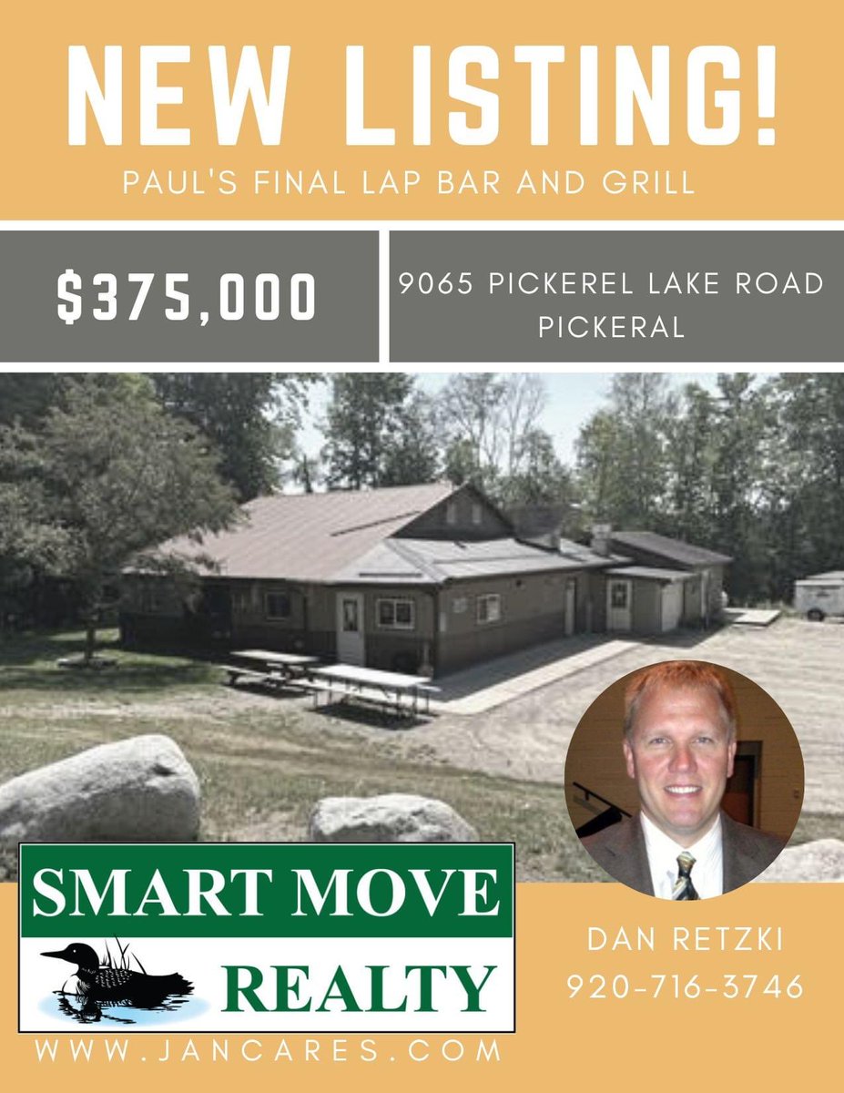 DanRetzki's tweet photo. Looking for a great investment opportunity "up north" and wanting to run your own business?  This is a great opportunity in the northwoods.  Give me a call and let's make this dream, your opportunity!

#SmartMoveRealty #northwoods #northwoodswisconsin https://t.co/ALgpvntHON