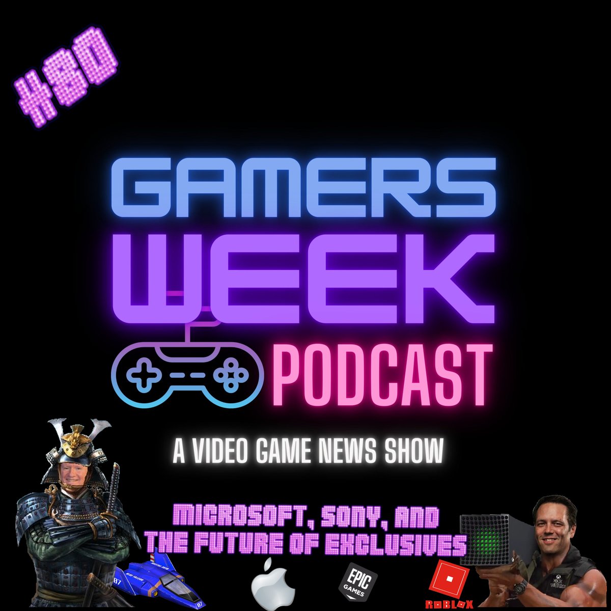 🚨New Episode🚨
Episode 80 - #Microsoft , #Sony, And The Future Of Exclusives

Thanks to <a href="/Sabine_Figaro/">Sabitha 🎮🖥️</a> @RetroBrooks @carrythegary <a href="/BassViking42/">Musical Viking IOM</a> <a href="/space__kook/">Space Kook</a>
for their awesome poll answers!

Our sponsors
@rgcpodcast
<a href="/TheLeetist/">The Leetist Podcast</a>
<a href="/LoveRetroBTW/">Andy🕹❤️RetroGaming</a> 

Listen here: open.spotify.com/episode/50JrDI…