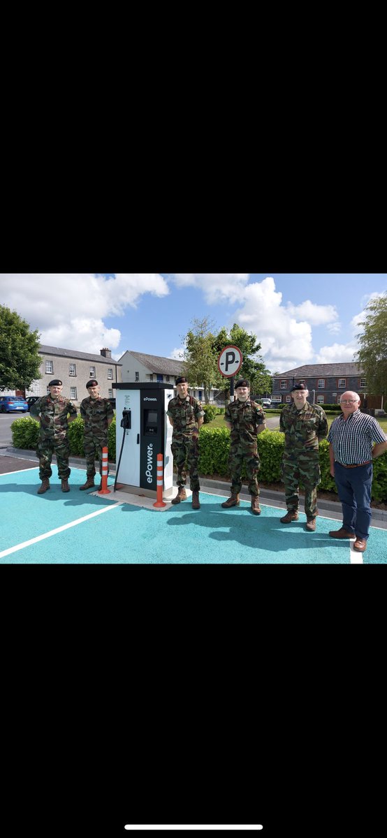 TransportCorps's tweet image. Recently 2 Bde Tpt assisted in the launch of the new EV charging point in Custume Barracks. Similar to the current facilities implemented around the DF already, it is part of the 2 Bde Energy Management Plan aiming to improve the energy efficiency within our fleet 🚛🔋