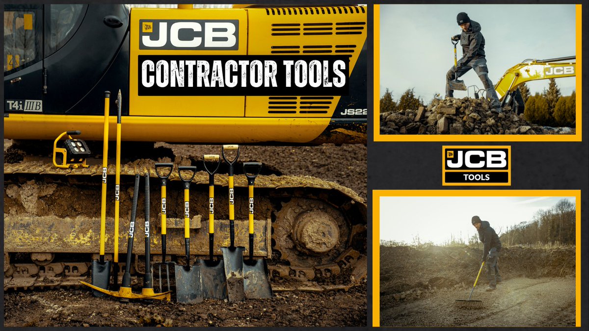 JCBtools's tweet image. *NEW* 

⛏️ Contractor Tools from JCB offer professional-grade Contractor Spades, Shovels and Forks.

Engineered for durability, superior quality and ergonomic designs.

👆👆 Which do you need? Link in bio 👆👆

#handtools #contractortools #toolstore #jcb