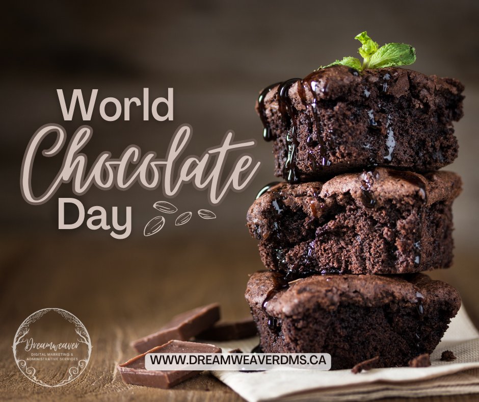 DreamweaverDMS's tweet photo. It's #WorldChocolateDay and I want to know: what is your #Favourite type of #Chocolate ? 

#ChocolateLover #ChocolateBar #ChocolateBrownie #ChocolateCake #ChocolateIcecream #ChocolateEverything https://t.co/Zwy32gnMO1