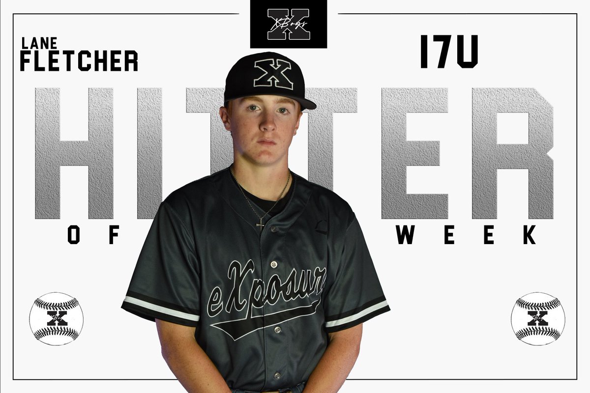 eXposureBB's tweet photo. Congrats to last week’s eXposure 17U Players and Pitchers of the Week! (2 of 2) #✖️boys https://t.co/oO3Zjbe3On