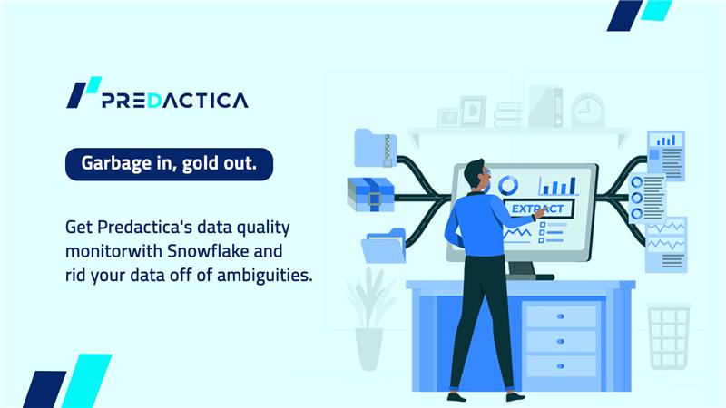 Improve data quality for predictive models with Predactica's intuitive monitor. Fix issues on the go. #Snowflake users, streamline from your data storage. Get a product demo now! Sign up: shorturl.at/jyY17 
#DataQuality #PredictiveModels #ProductDemo