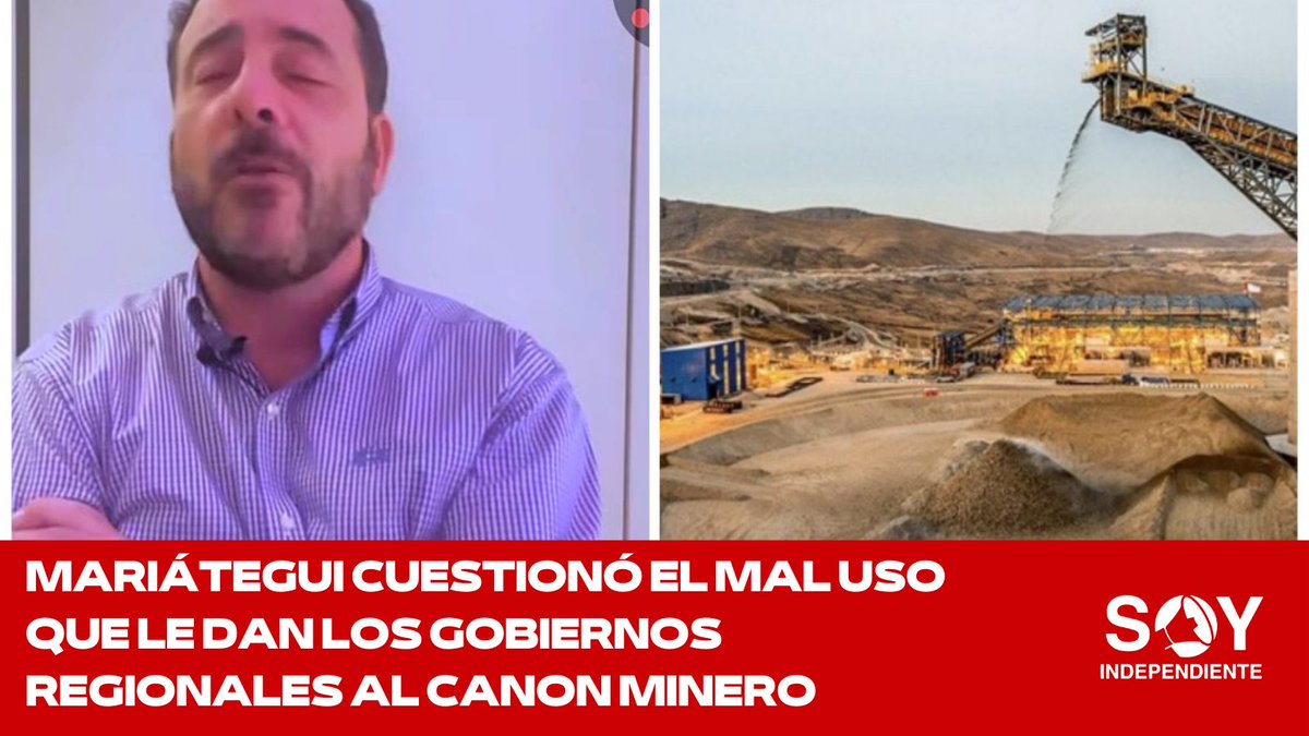 IndependientSoy's tweet photo. 📣 El #periodista cuestionó cual es destino del #canonminero. Aseguró que estos distritos que se encuentran a lado de #minerias no reciben ni 100 millones de soles de presupuesto anual. 👉🏻 https://t.co/oARBFOGQdp https://t.co/rPDh8LKkRm