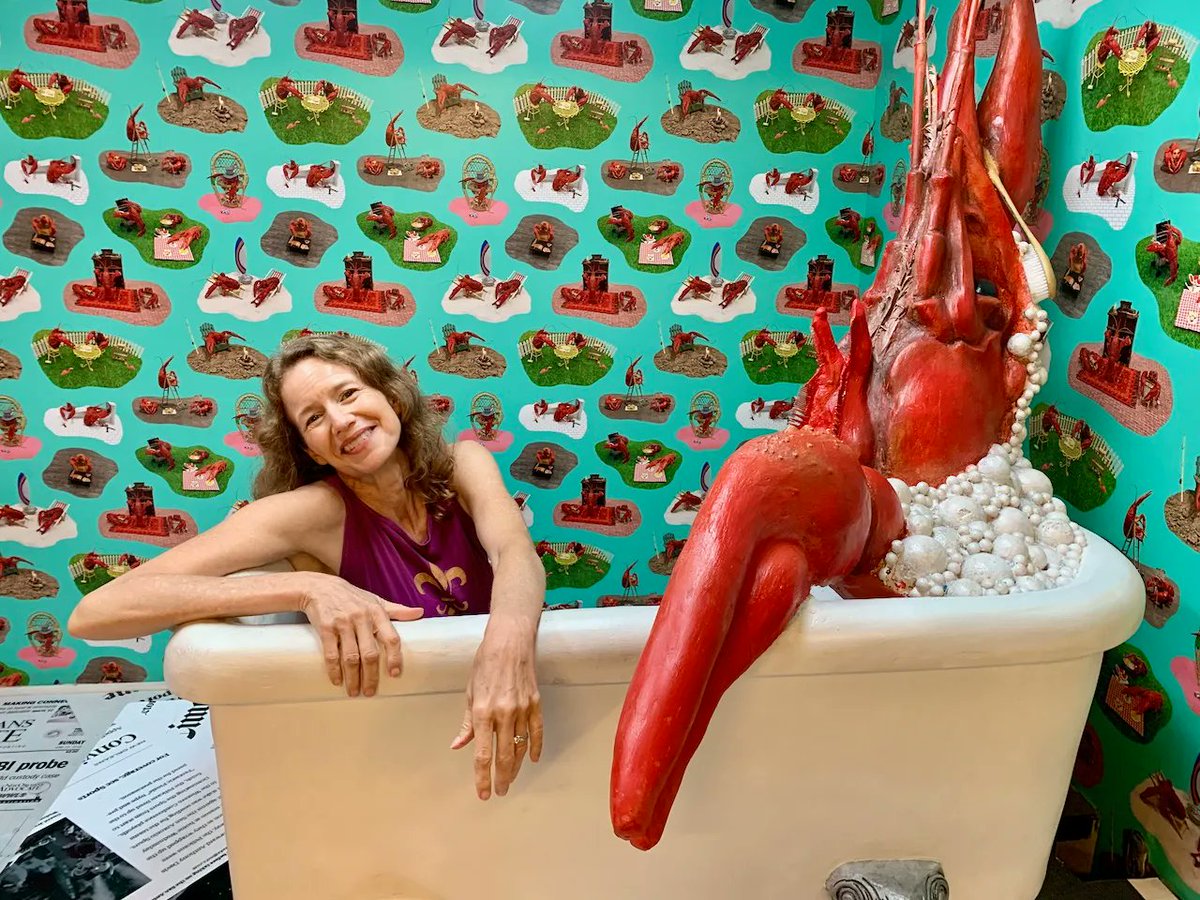 KnowSmallParts's tweet photo. #GoodMorning from #NewOrleans! @JAMNOLA4 is a great place to beat the heat. #photoop #airconditioning #indooractivity #beattheheat #ilovemycity https://t.co/oK1QmZINX0 https://t.co/UUTzIdy01u