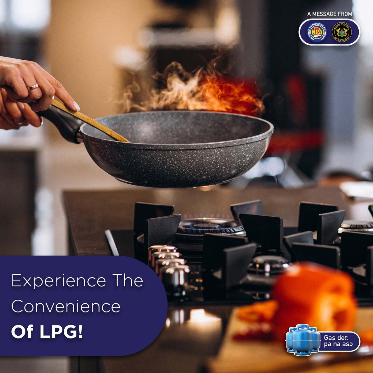 NPAGhana's tweet photo. Cooking with LPG is so convenient. It doesn’t matter what you’re cooking. Make the switch today.
 #useLPG
#switchtolpg
#NPA https://t.co/LrTurB66kB