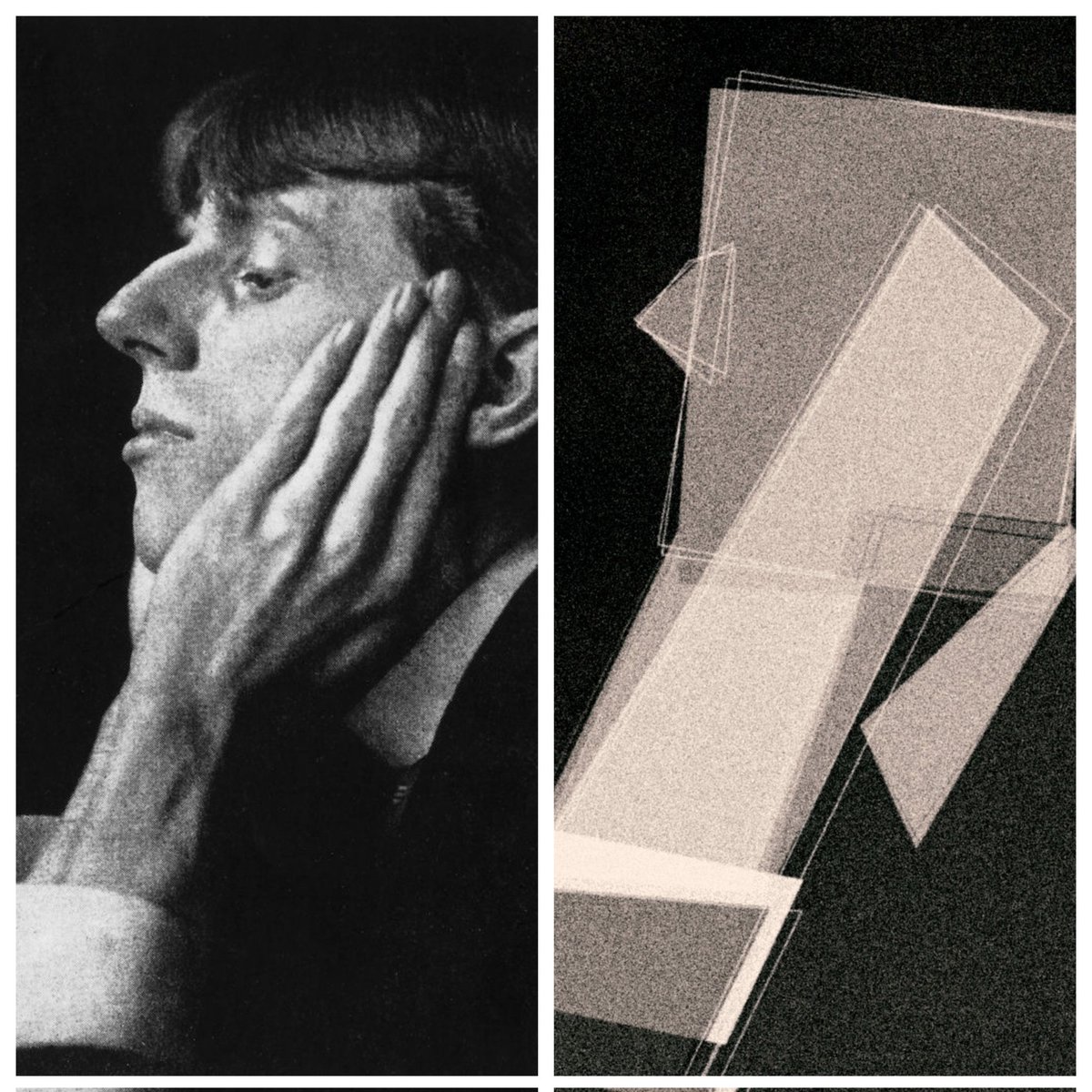 PlayManNFT's tweet photo. I am immensely happy to be one of the finalists in the "Call X Alchemy" contest by @PalmDAOapp in collaboration with @CandyDigital and @obscuradao , using a selection from the fantastic collection of photographs by @GettyImages.

In this work, I have made a minimalist reinterpretation of Aubrey Beardsley's iconic photograph. "Minimal Introspection" aims to capture the essence of this photograph, which exudes a captivating and enigmatic atmosphere, evoking introspection. The goal is to incorporate modernity through the simplicity of geometric shapes and clean lines, creating a composition full of depth.

Below the link with the voting instructions!