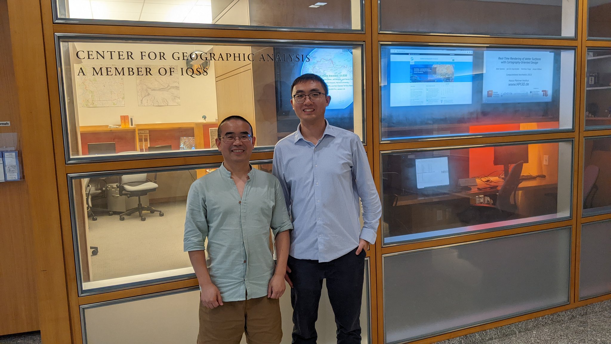 Qunshan Zhao on Twitter "Nice to revisit Harvard HarvardCGA after 4