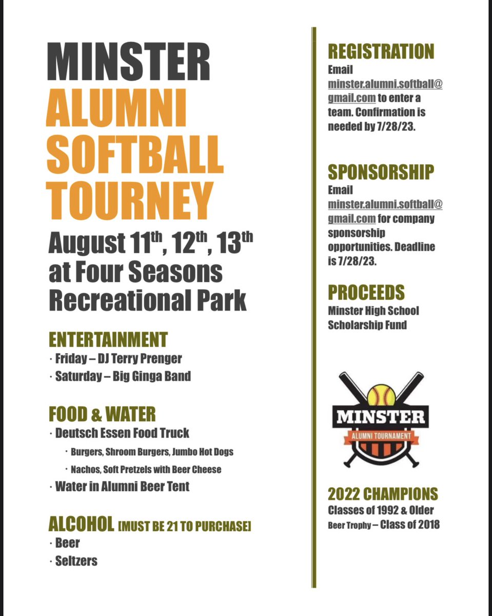 Minster Alumni Softball 2024 tweet media