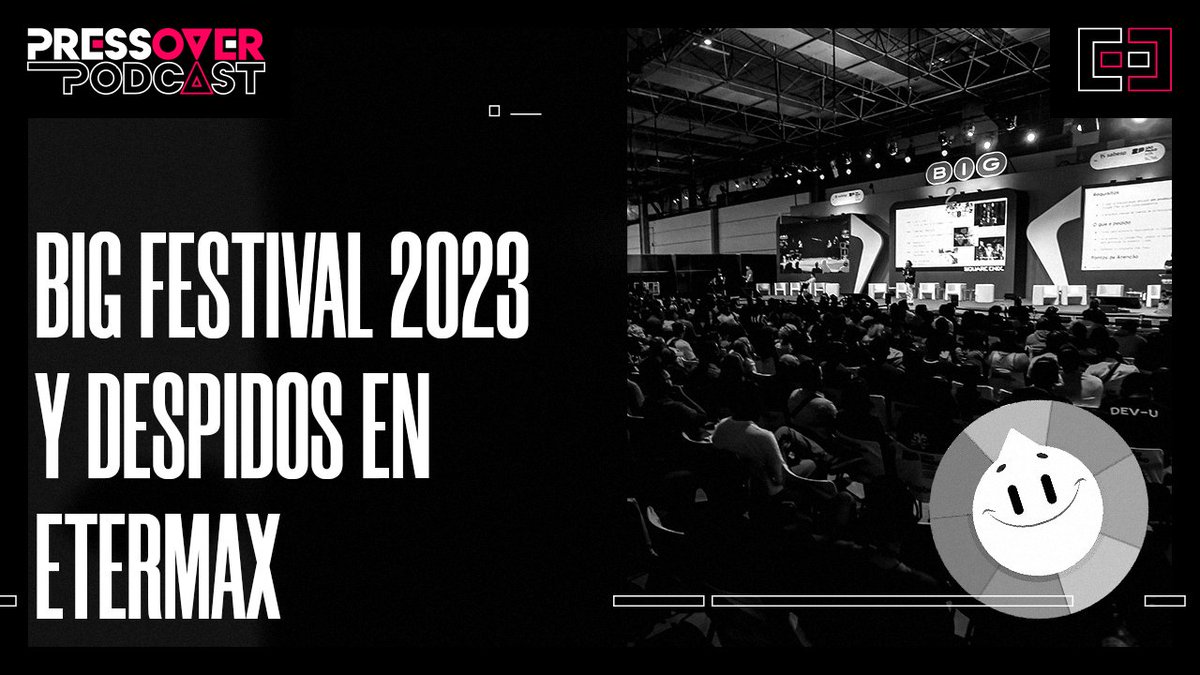 PressOverNews's tweet photo. Hoy en #PressOverPodcast 🎙️ @JLo_Gamer volvió del #BIGFestival2023 y nos cuenta todo. Además, con @Fichinescu repasan la nueva ola de despidos en #Etermax y el estreno de #Threads. Ya disponible en ▶
YouTube: https://t.co/e0f8sGX0IB
Spotify: https://t.co/l5sBP2OehL https://t.co/LJB0RtMieZ