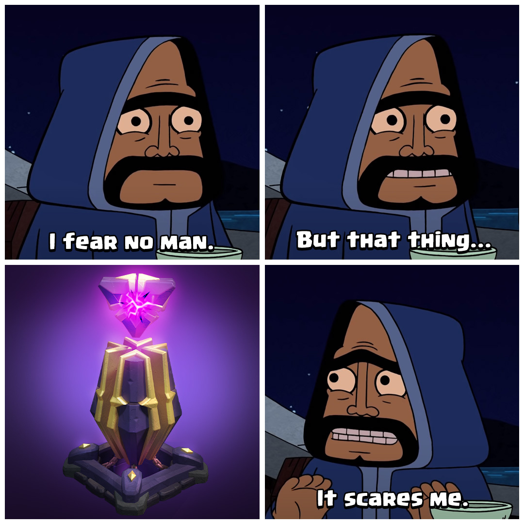 Eerie music playing in the background* #ClashofClans