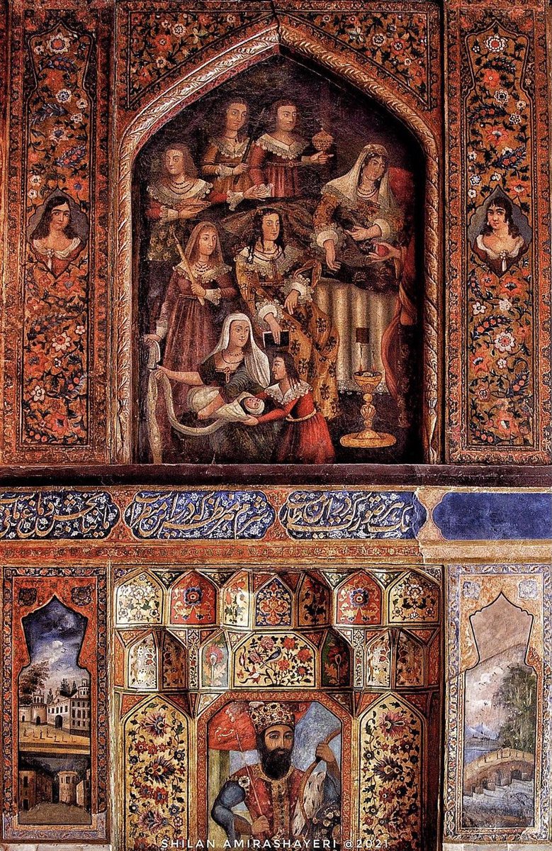 ThisIs_Iran's tweet photo. The Marble Throne Veranda (Takht-e Marmar) in Golestan Palace Tehran https://t.co/OUsdYGVlOj