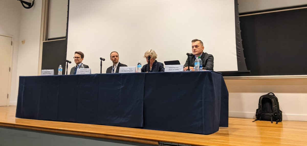 CebraOrg's tweet photo. 🔝We're streaming live right now!! Click here: https://t.co/qm9r9skdq5
#CEBRA23: Panel on #inflation with Edward S. Knotek, @CLMannEcon, @ludwigstraub, Oleksiy Kryvtsov https://t.co/GdaiG4v6nB
