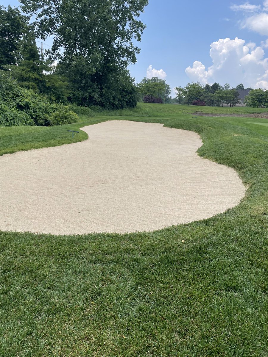 4.06” in 6 days.  Our investment into new bunkers is already showing up big! ⛳️👏