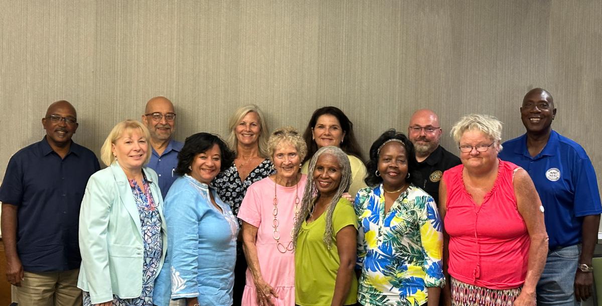 With great honor, we announce the 2023-24 Governing Board of Directors Officers. This group gives their time and talents so everyone can benefit from #HealthcareForAll. 
L - R: Judi Miller, President; Tina Nicholson, Vice Chair; Betsy Adolphe, Treasurer; Vera Smith, Secretary.