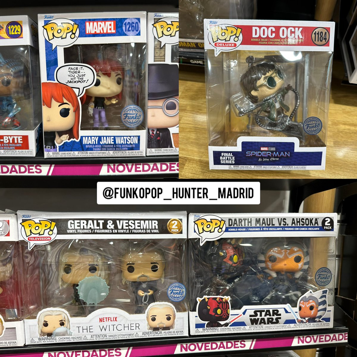 FunkohuntMadrid's tweet photo. 🇪🇸 Exclusivas disponibles en @VideojuegosGAME .
〰️
#funko #funkopop #funkoespaña #funkoeurope #game #funkogame https://t.co/KHRF8Rllgw