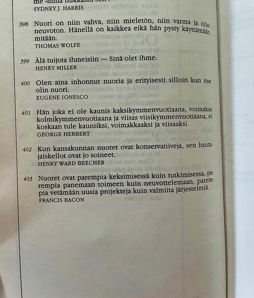 HpPajala's tweet photo. Kyllä Henry Ward Beecher on joskus lausunu viisaasti! 

Osa tän ikivanhan Elämän viisauksien kirjan ”viisauksista” on sen sijaan kyllä vähän kyseenalaisia :’D https://t.co/l1cqK02LkQ