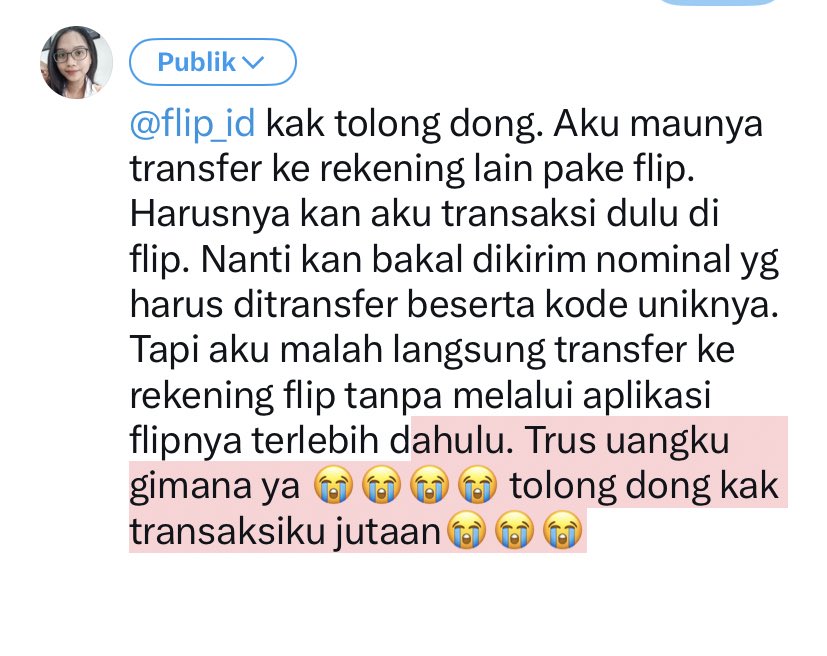 dita_sugiari's tweet photo. @flip_id kak tolong dong ini gimana yahhh😭😭😭 https://t.co/fZiZaXY9h7