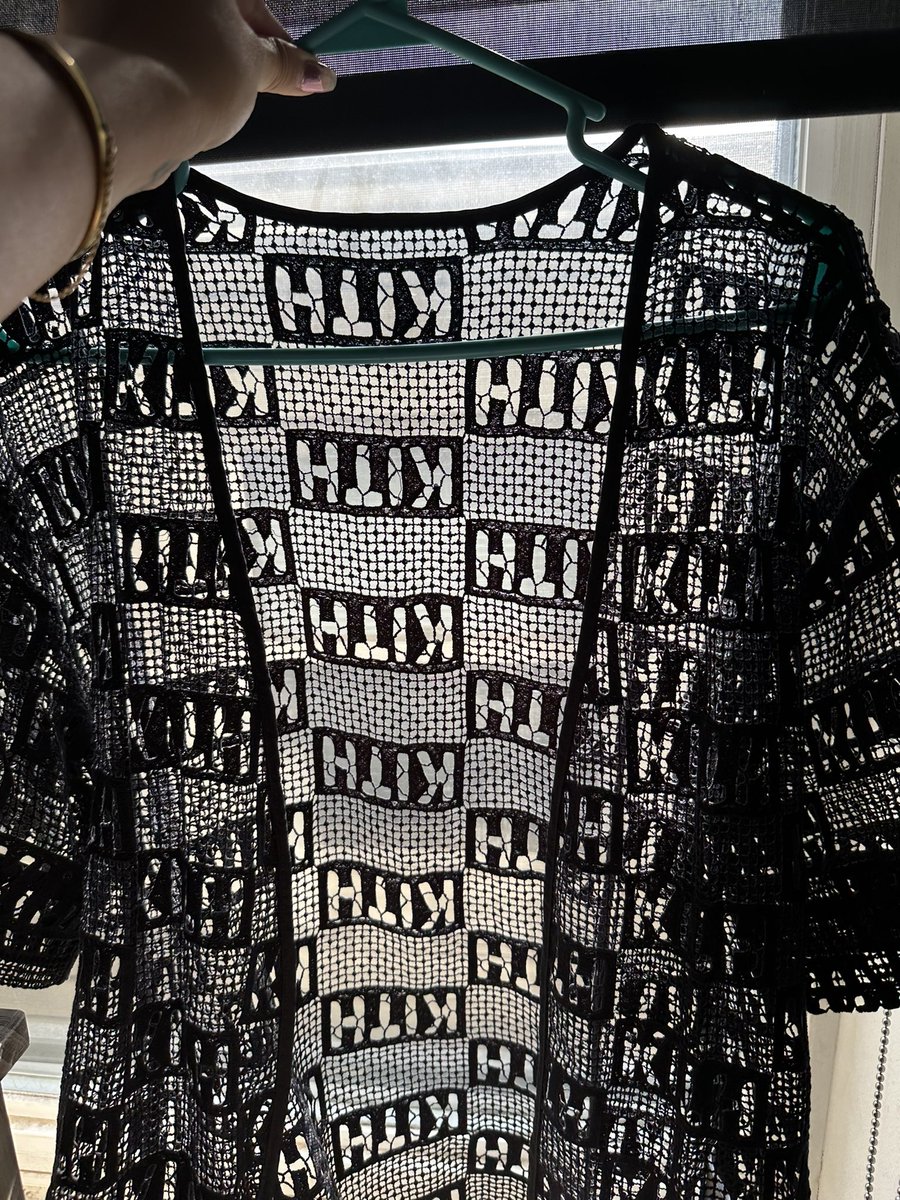 Senor_Dubs's tweet photo. @kith_cs good morning I bought this for my wife about 2 months ago. She just wore it on the 4th of July and we noticed it’s a miss print. I’m past the 30 day return policy. How can I get this fixed? https://t.co/cLgLcdRfRY