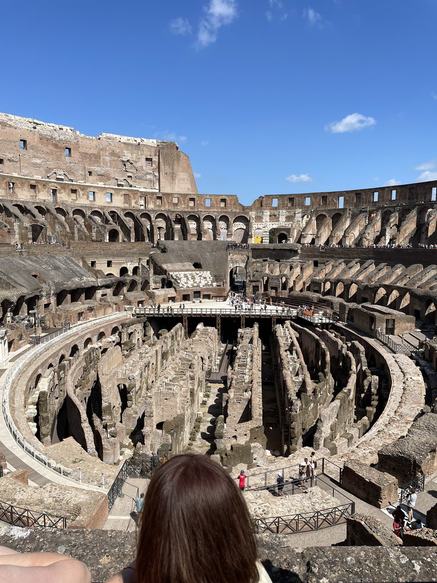 Day 6: Today we saw the Forum and the <a href="/ParcoColosseo/">🏛 Colosseo • Foro Romano • Palatino</a>. For a 90°F + day, Alessandra from Rutas Romanas kept us all moving, entertained, and informed for 3 HOURS - definitely one of the highlights of the trip. 

Breakfast and dinner at Taba in Campo de Fiori!