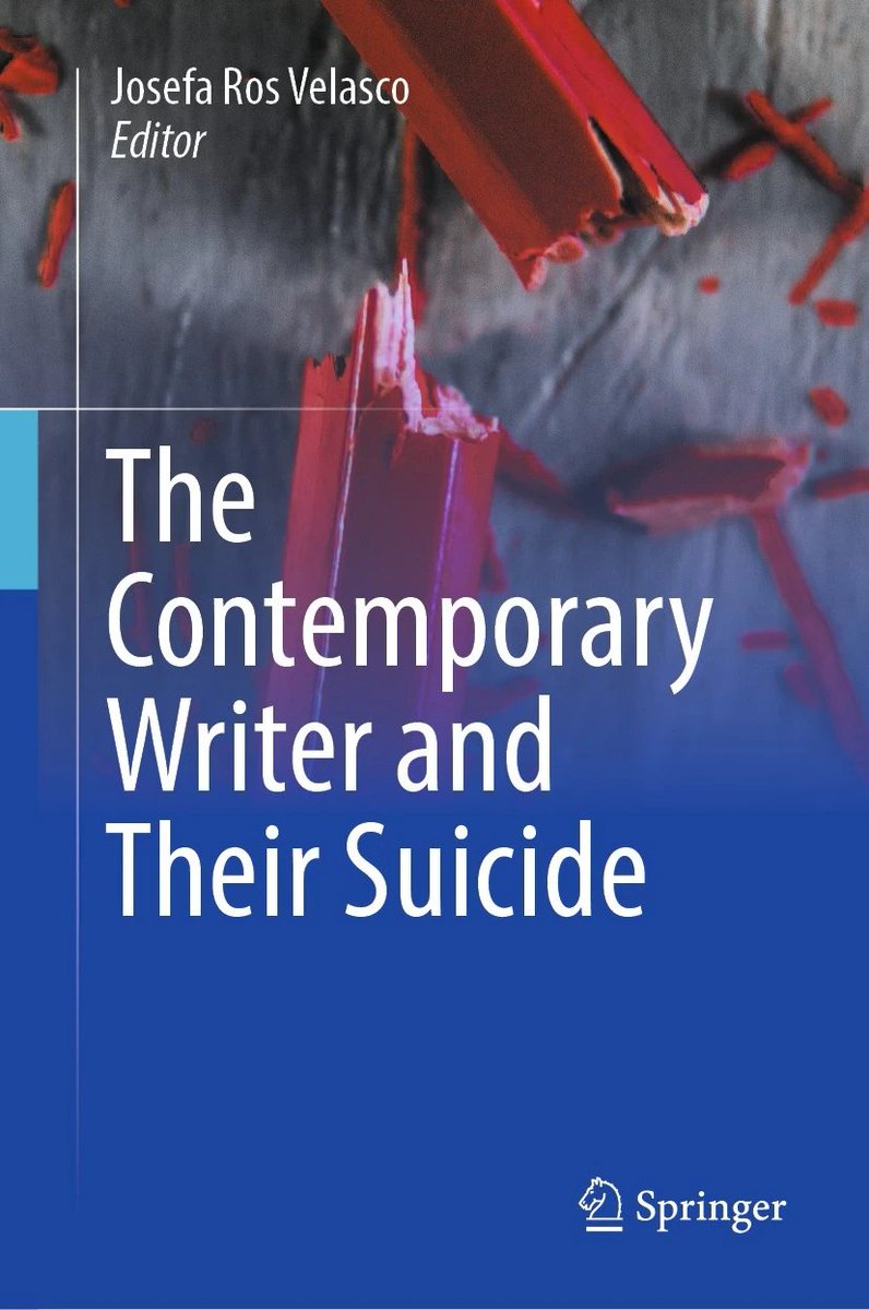 JosefaRosUCM's tweet photo. Se acaba de publicar mi último libro editado: The Contemporary Writer and Their #Suicide (@SpringerNature). ¡Gracias a todos los valientes autores que lo han hecho posible!
#Plath #Woolf #Kafka #Celan #Deleuze #Mainländer #Weil #Haizi #Zürn #Ayim #Dazai
https://t.co/F59XmXp3B2. https://t.co/edscWrdLgN