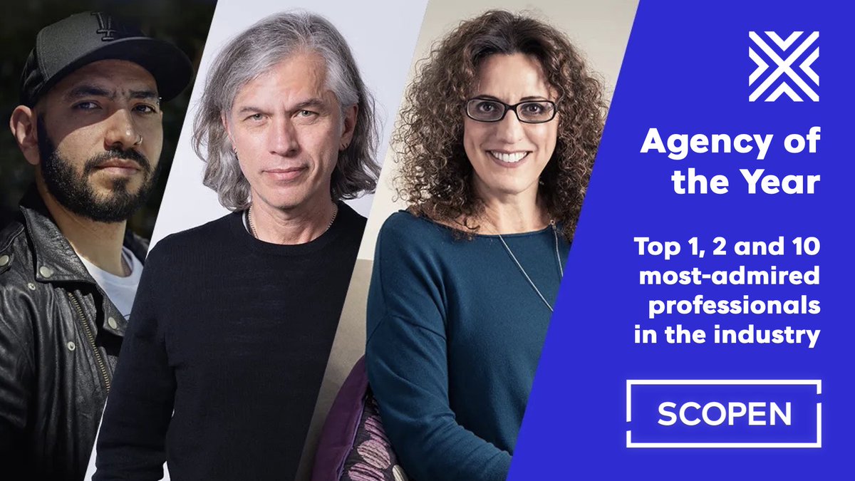 VMLYR's tweet photo. That’s another AOY recognition for @vmlyrMexico, along with three stellar VMLY&amp;R leaders named as some of the most-admired professionals in the industry by @SCOPEN_global! Read more: https://t.co/PWN0VwP7ED #SCOPEN #WeAreVMLYR https://t.co/diurR2buft