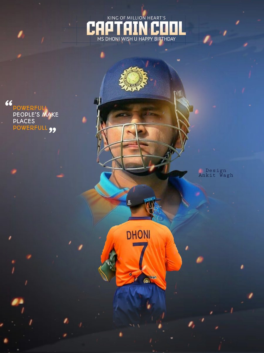 AnkitWagh9's tweet photo. Happiest birthday Thala🎉 💛 @msdhoni  #Dhonifan #MSdhonisbirthday https://t.co/2cYl62OQxf