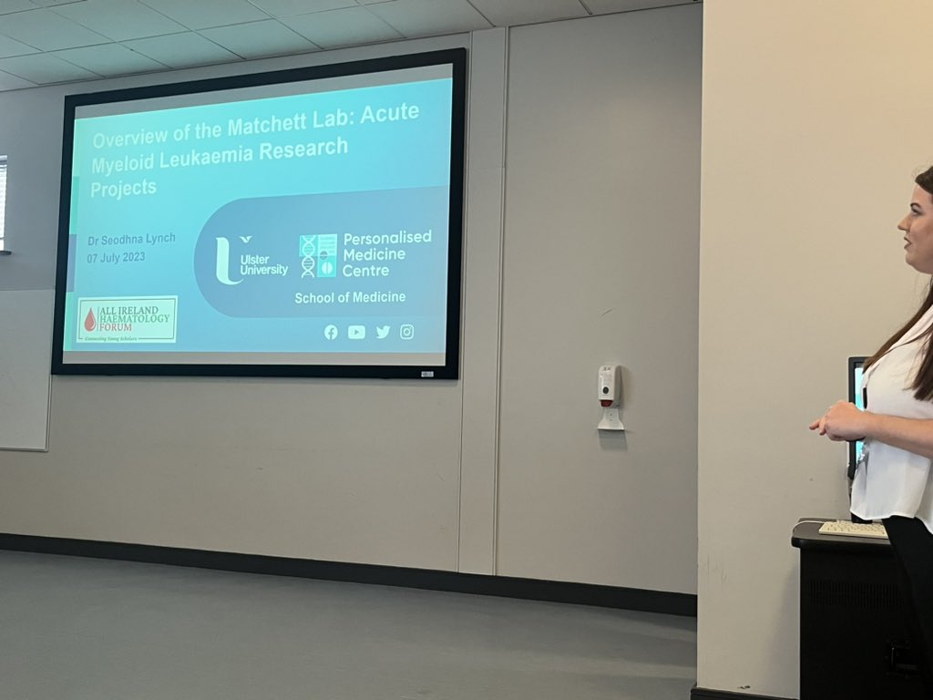 All Ireland Haematology Forum (@allirelandhaem) on Twitter photo An impressive and comprehensive overview of the great work in the <a href="/drkylematchett/">Kyle Matchett</a> lab is given next by <a href="/SeodhnaL/">Seodhna Lynch</a> An impressive and comprehensive overview of the great work in the <a href="/drkylematchett/">Kyle Matchett</a> lab is given next by <a href="/SeodhnaL/">Seodhna Lynch</a>