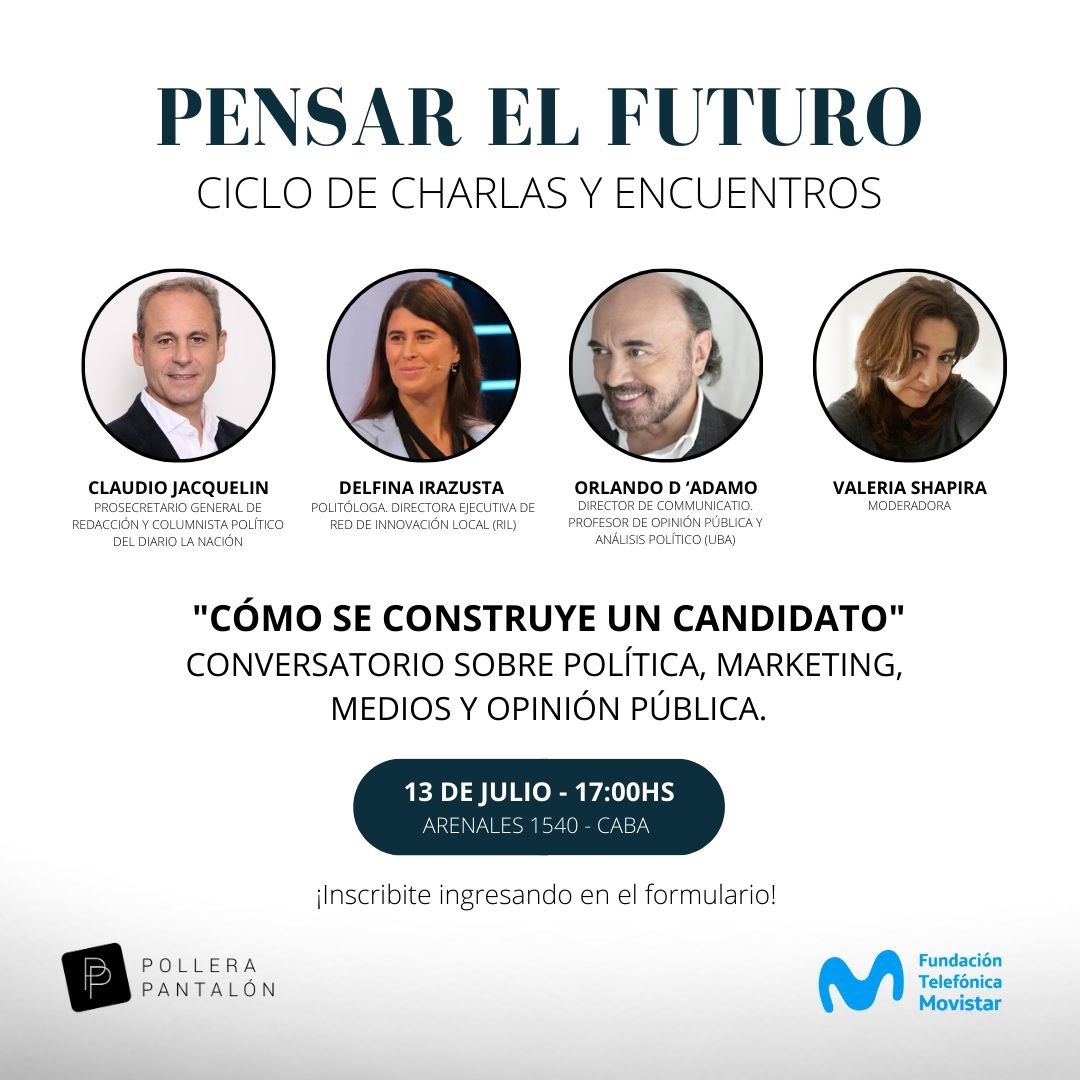 iniciativapp's tweet photo. 📣¡Charla libre y gratuita! ¿Qué elegimos cuando elegimos a alguien que nos representa? 

🗓️La cita es el 13 de Julio a las 17:00h en el Auditorio de la Fundación Telefónica Movistar (Arenales 1540 - CABA). Inscripción ya disponible en: https://t.co/byif7TowuO https://t.co/lB7yFQUR5D
