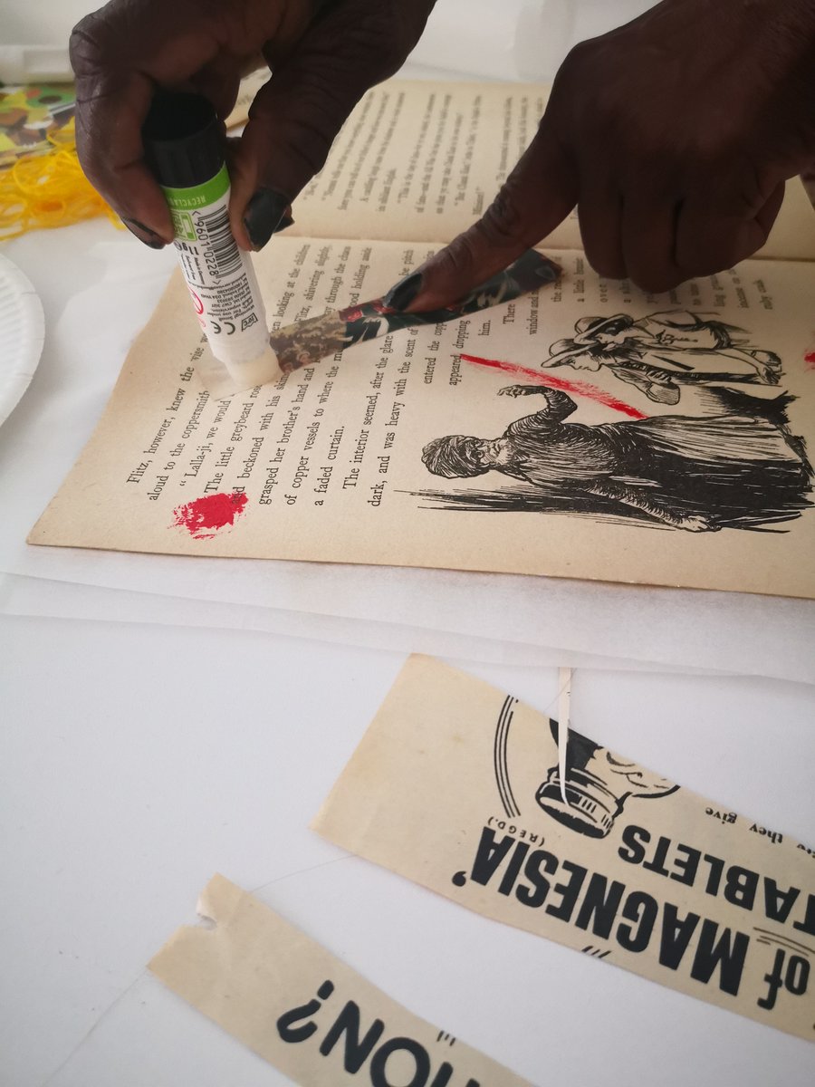NJMIdeas's tweet photo. Celebrating freedom to create at #MakeItYours! Thank you @AurelieDudeffand for the brilliant Book Journal creative session, exploring relevance, identity and poetry in a playful and ingenious way!
MIY, Free and friendly workshops happening every Fridays only @JusticeMuseum. https://t.co/p0iCVTgQhE