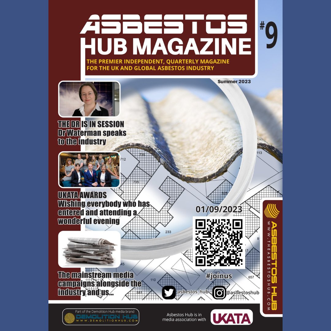 On the day we ‘#GoBlueForMeso’ we give you the latest issue of Asbestos Hub magazine, issue 9. 

60 pages packed full of informative news from the likes of <a href="/UKATA_Official/">UKATA</a> and <a href="/eafconference/">European AF</a>

Thank you all ➡️ issuu.com/chambers.media…

#asbestos #magazine