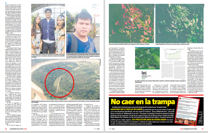 ensustrece's tweet photo. En @ensustrece: EL SEGUNDO VRAEM por @ricardove04. Datos alarmantes sobre el crecimiento exponencial de los cultivos de coca en Ucayali y Loreto. Las mafias brasileñas empiezan a dominar el nuevo narcocorredor mientras se multiplican las pistas clandestinas de aterrizaje. El reportaje en https://t.co/Yd2EU1qlZG