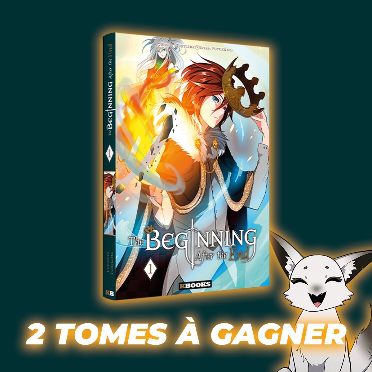 TbateFR's tweet image. 🎁 Giveaway!  🎁

Je vous fais gagner 2 tomes pour la sortie de The Beginning After The End👑 en France 🇫🇷.
 
Pour participer : 
❤️Retweet &amp;amp; Like ce tweet 
🎴Follow @TbateFR

Tirage le 12 Juillet pour la sortie officielle ! 

 #tbate #giveaway #concours #thebeginningaftertheend