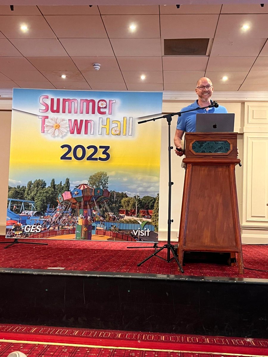 GES_EMEA's tweet photo. Today, we've had our team outing to Drayton Manor Resort for our Summer Town Hall ☀️📷 📷

🎢 A day packed with activities, with loads of fun at the theme park (we did some work this morning, we promise!) to celebrate all of our teams' hard work. https://t.co/3OvWXnkjRR