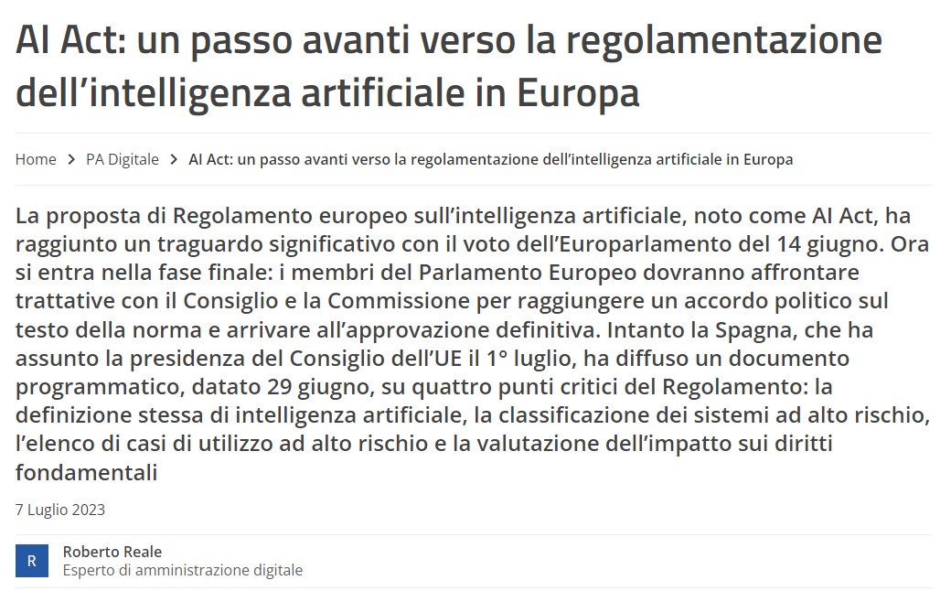 Reale_EU's tweet photo. INTELLIGENZA ARTIFICIALE: QUALI PROSPETTIVE PER L'EUROPA?

https://t.co/0cquFSwGqv https://t.co/39Q0BCePJM