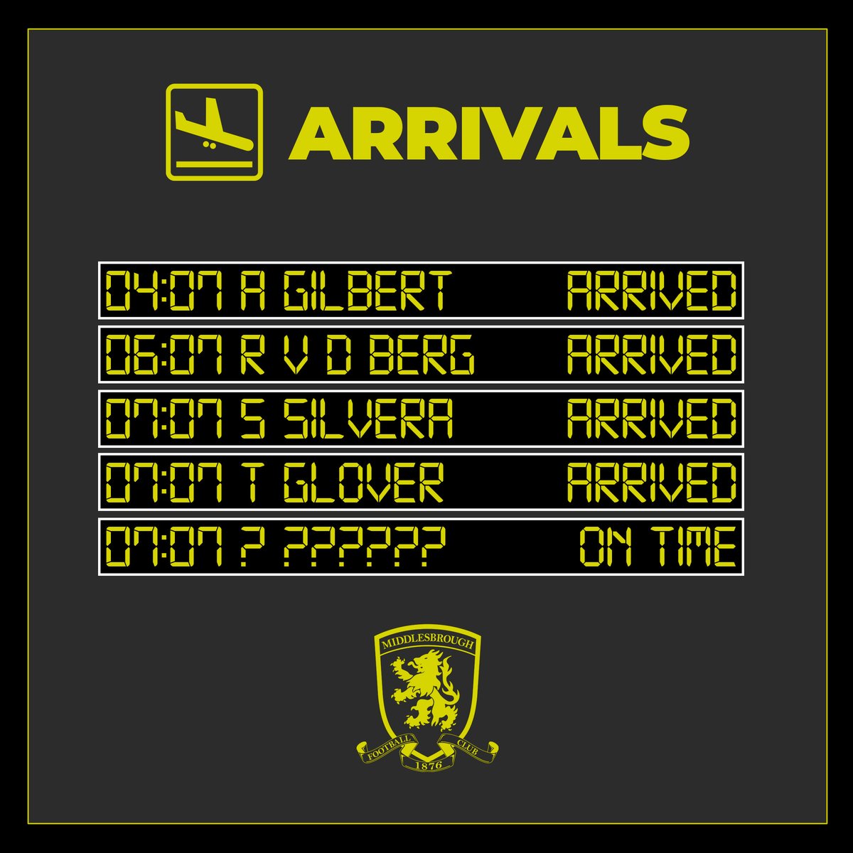 Middlesbrough FC tweet media