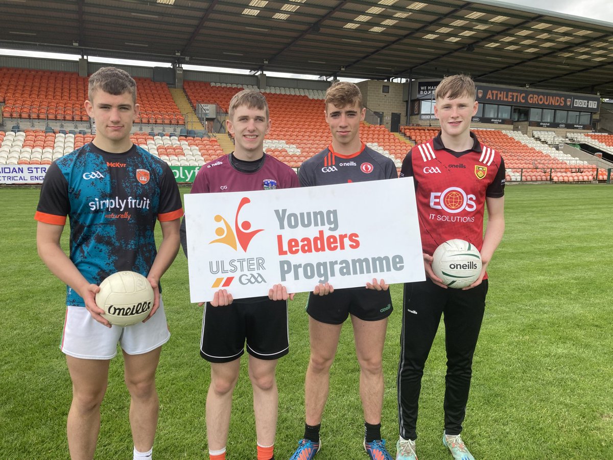UlsterGAA's tweet photo. Our 50 young Young GAA Leaders this week achieved:
โ
GAA Foundation Coaching Award
โ
GAA Safeguarding Award
โ
GAA for All Certificate
And participated in:
๐GAA Never Cross the Line #GetConsent @NiRibbon
๐Expedition Training @DofE_NI @GaisceAward
๐Wheelchair Hurling game https://t.co/DDJx1eeOlU