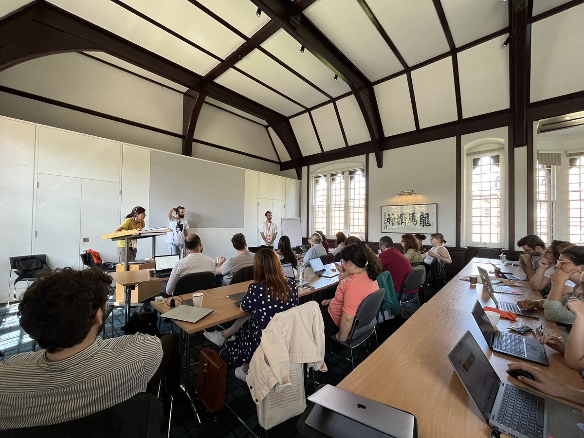 VanessaChenZA's tweet photo. Last day. Thank you @dhoxss for the splendid week, I’ve learnt so much and can’t wait to use the skills I’ve acquired in my own work. #text2tech #digitalhumanities #summerschool #DHOxSS2023 https://t.co/bSYLScbZJa