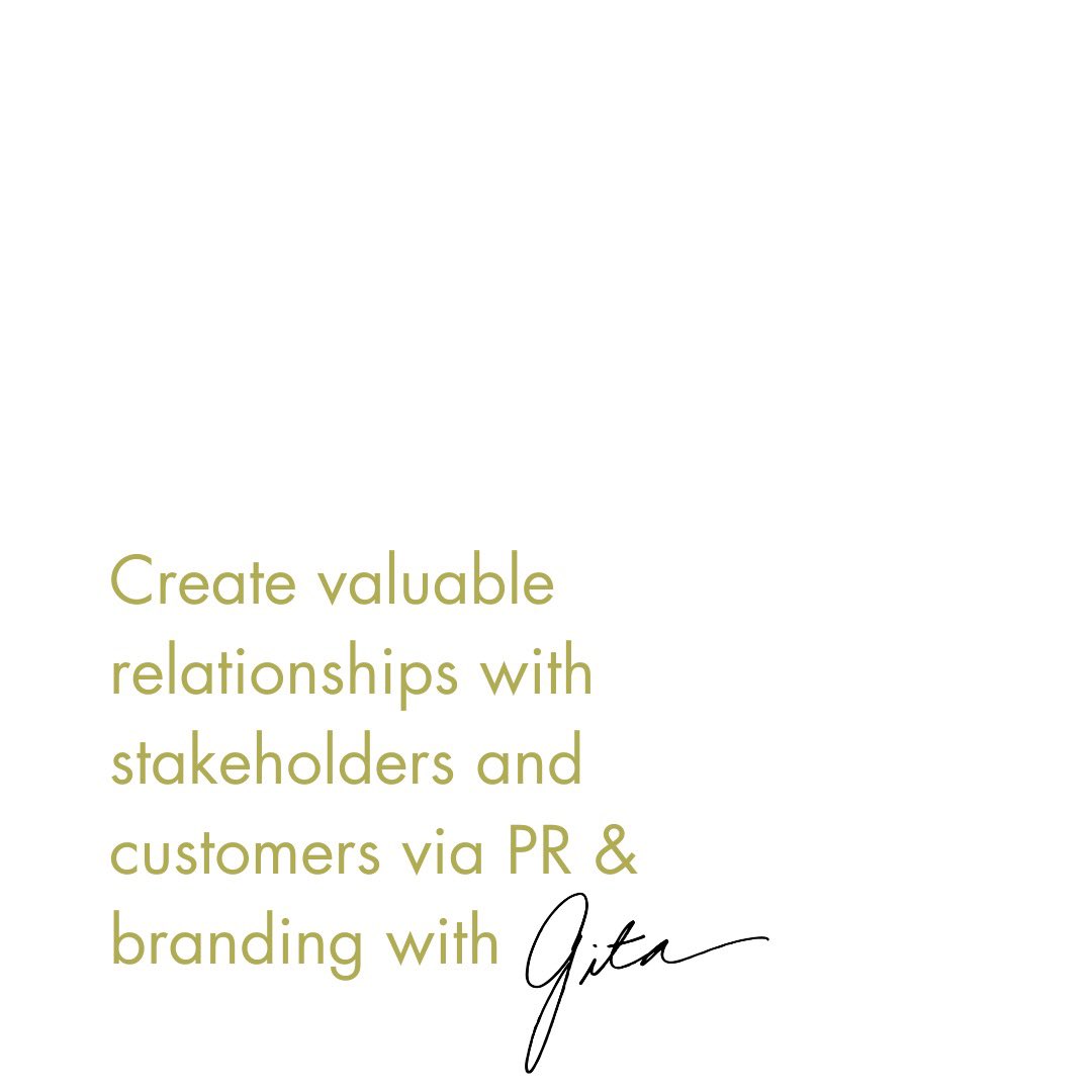GitaPR's tweet image. Creating valuable relationships in the world of PR – Tell your story!

#teamgitapr #pragency #branding #pr #media