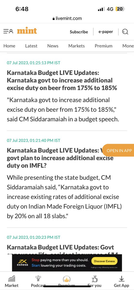 Beer 🍺 &amp; liquor 🥃 becomes costlier in Karnataka…
For implementation of all pre-poll promises of Congress party!!!
Didn’t realise drunkards play such a vital role in our economy 😝😜
#karntakabudget