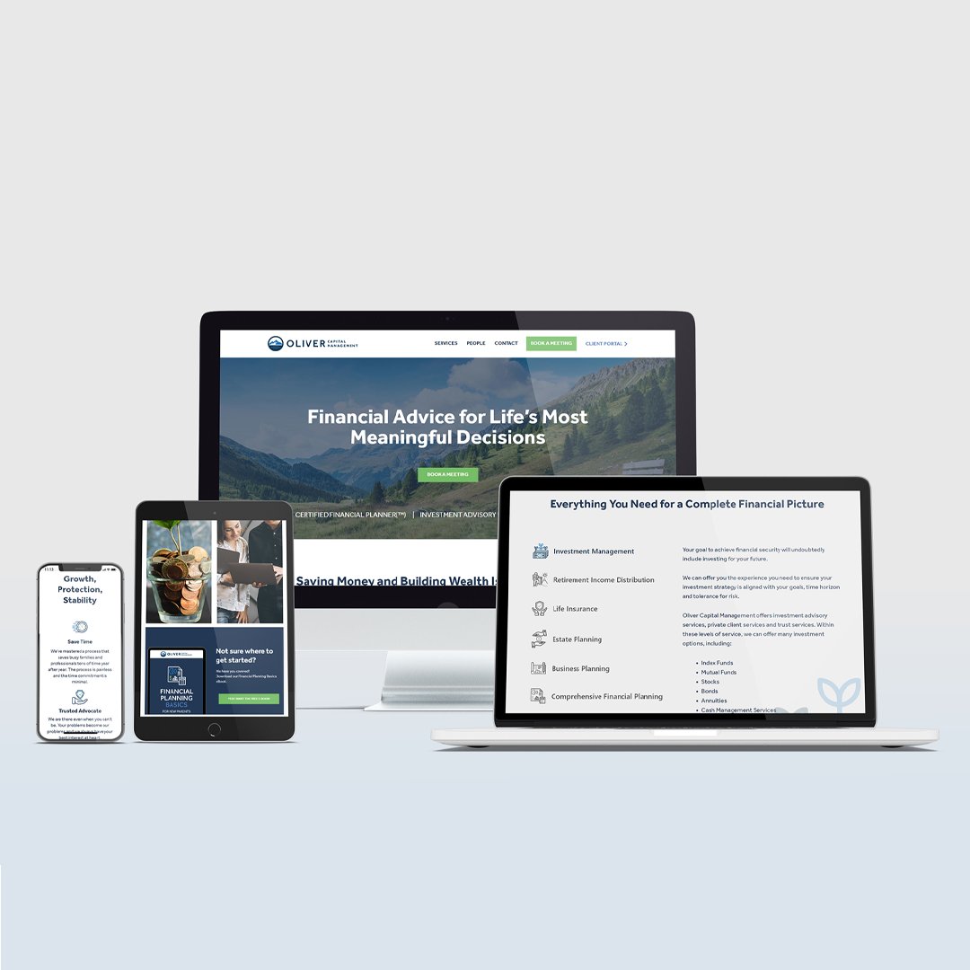 Alchemy3Studio's tweet image. CLIENT SPOTLIGHT: John Conte of Oliver Capital Management

We infused his warm and approachable disposition into his brand identity with designs that exude simplicity, trustworthiness, and confidence. 

#clientcasestudy #marketing #alchemythree