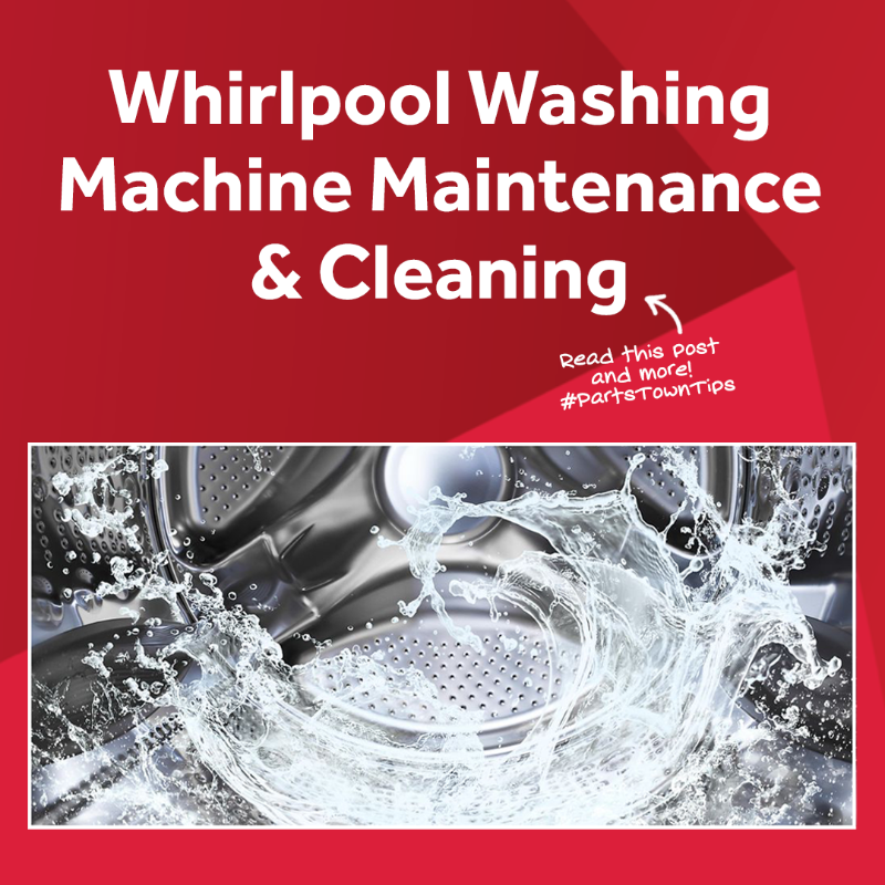 PartsTown's tweet photo. This is a reminder to make sure youโre taking care of your washing machine. In the guide below we go over Whirlpool washing machine maintenance & cleaning tips that will ensure your machine is clean and prolong the life of it. #PartsTown #Whirlpool #HomeCleaning