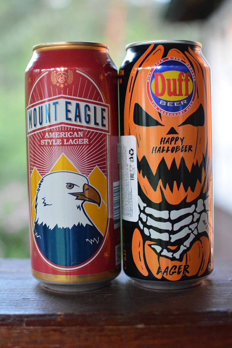 Djons's tweet photo. Check out this article: Пиво Mount Eagle и Duff Happy Hallobeer - https://t.co/1nMFOjg8dv https://t.co/LzR3DtD3Ie